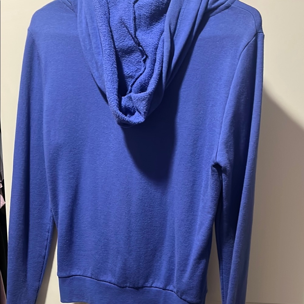 Blue Logo Zip Up Hoodie - Picture 6 of 8